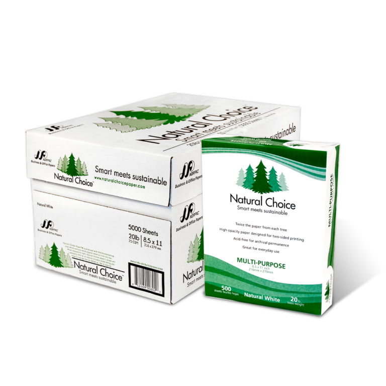 Sustainable Paper, EcoFriendly Printing Natural Choice Paper
